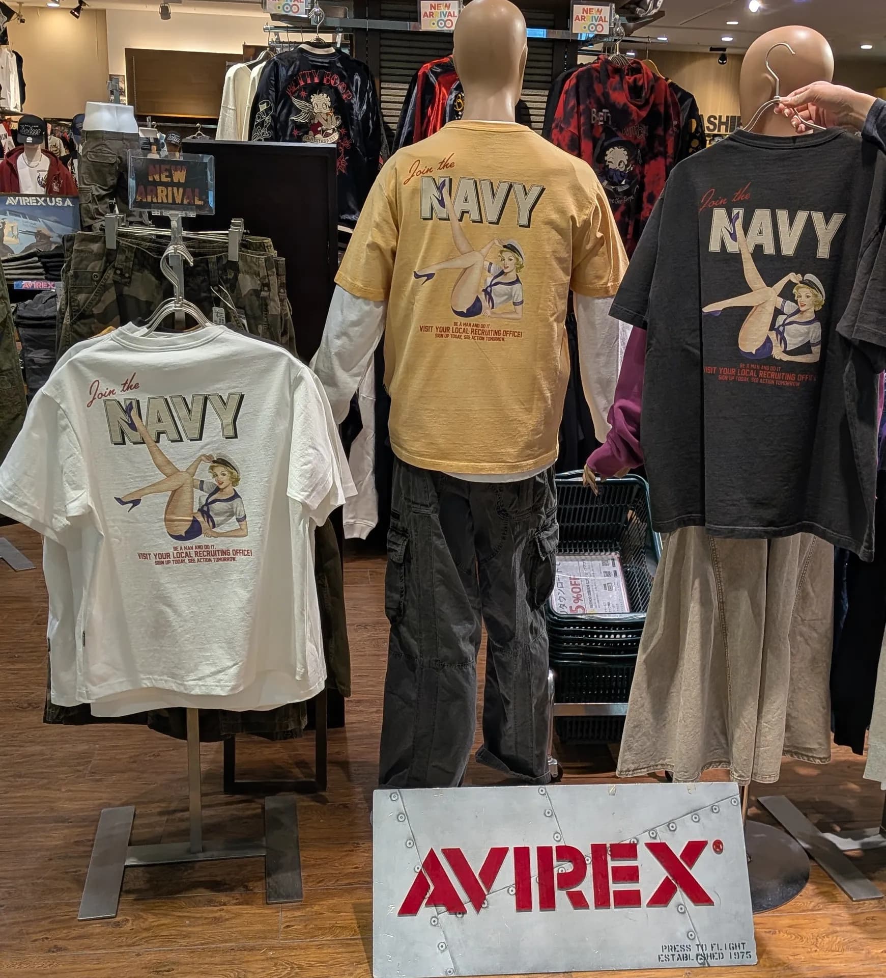 【AVIREX】春物新作入荷！
