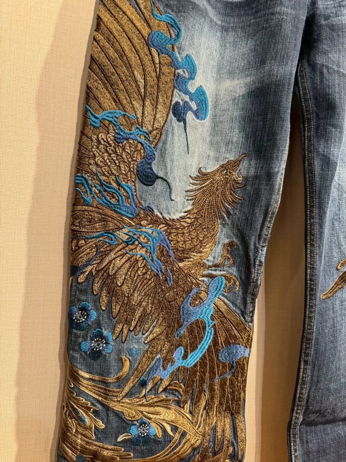 別注100本限定！蒼炎鳳凰 デニムパンツ