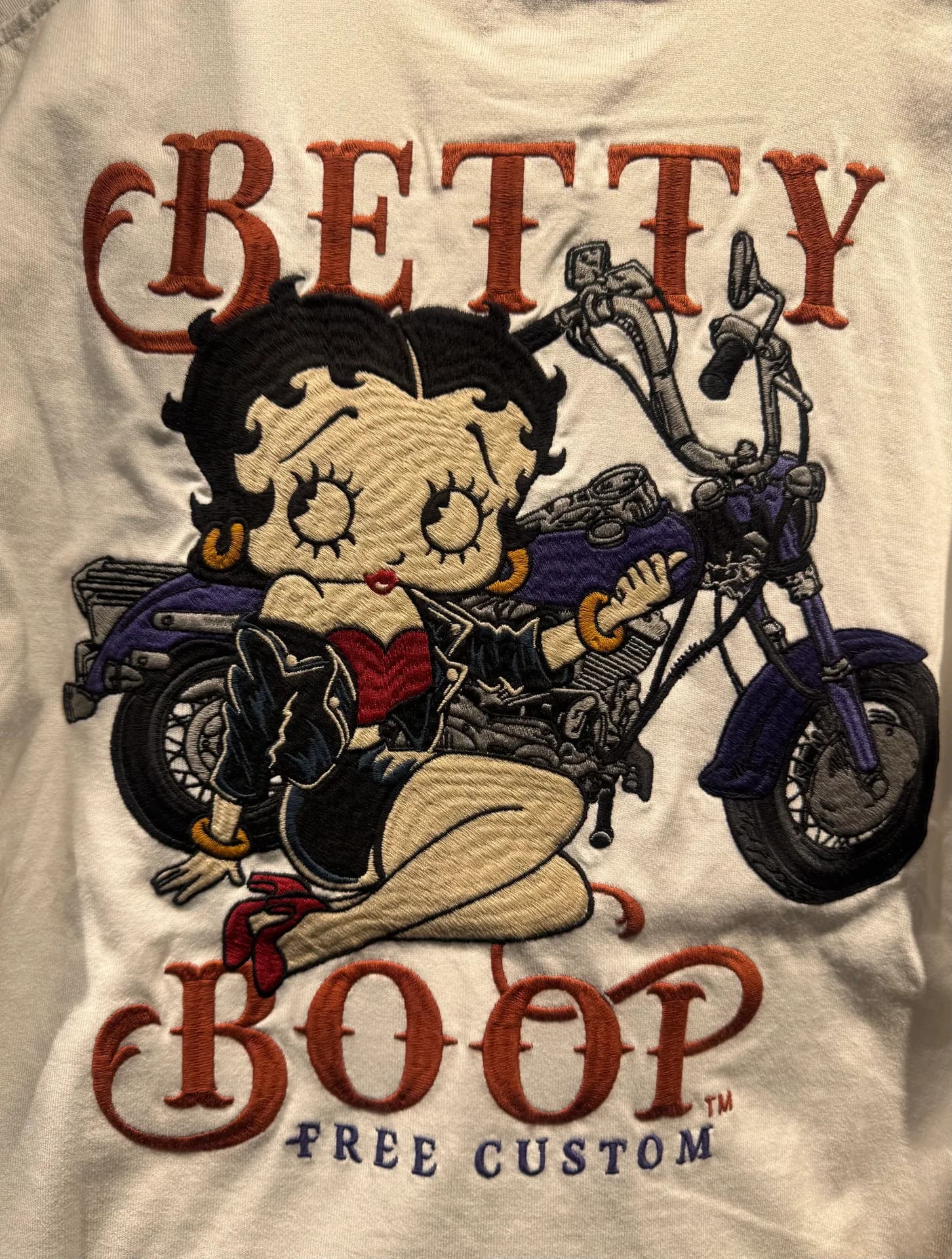 再入荷！バイカーベティ 半袖T
