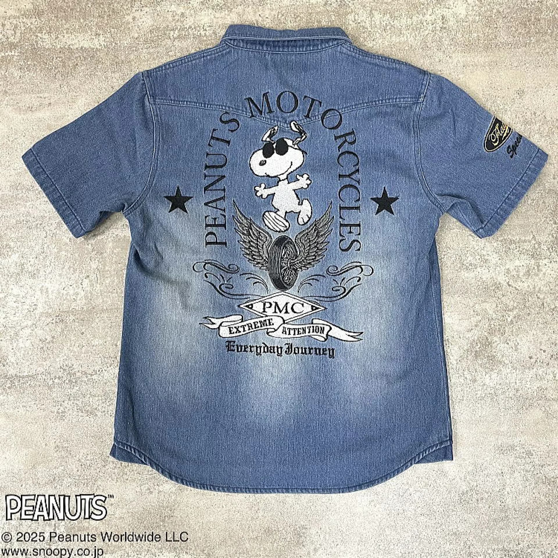 再入荷！SNOOPY×Flag Staff MOTORCYCLE Denim Shirt