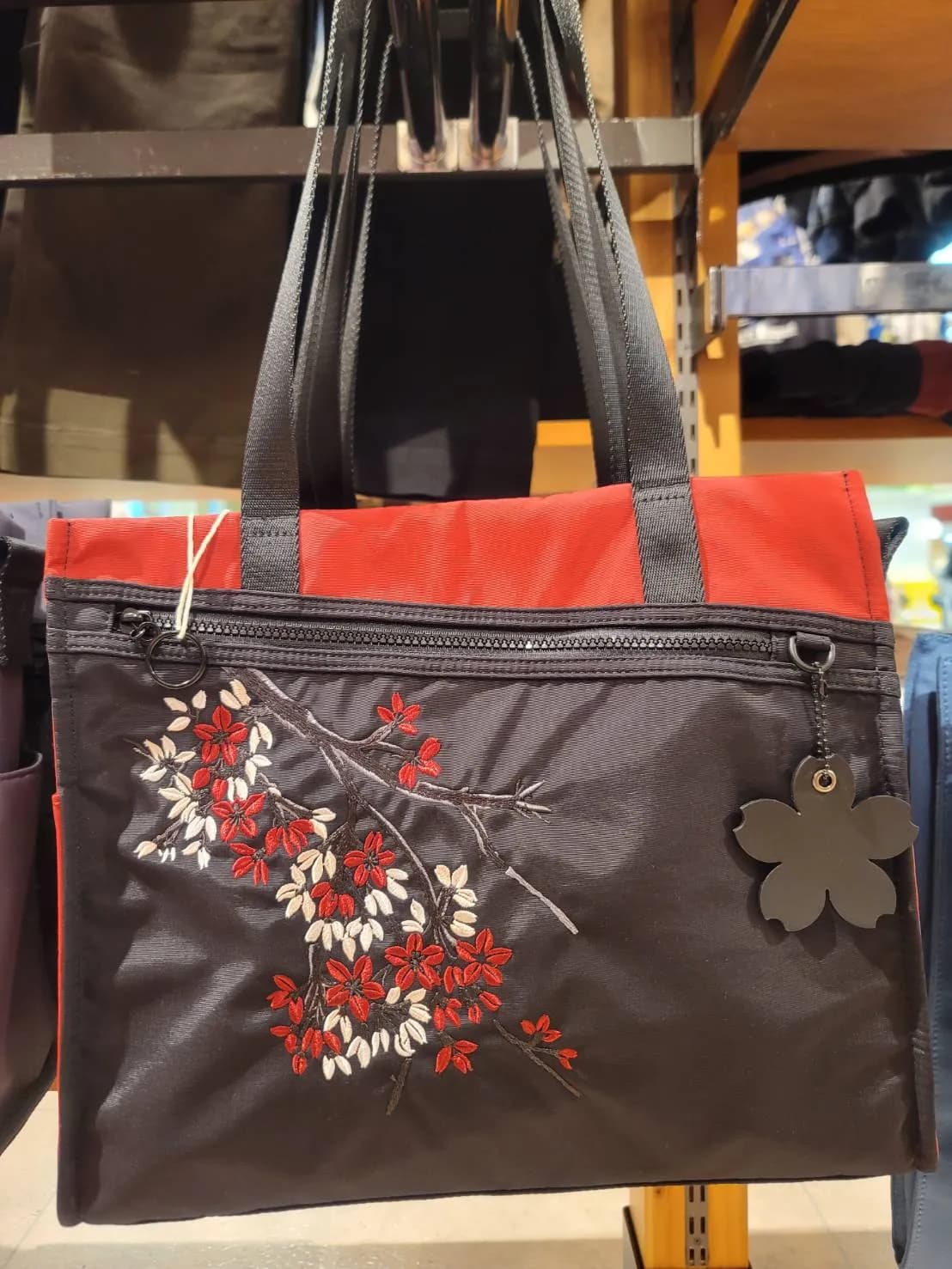 【雅結】桜刺繍トートバッグ
