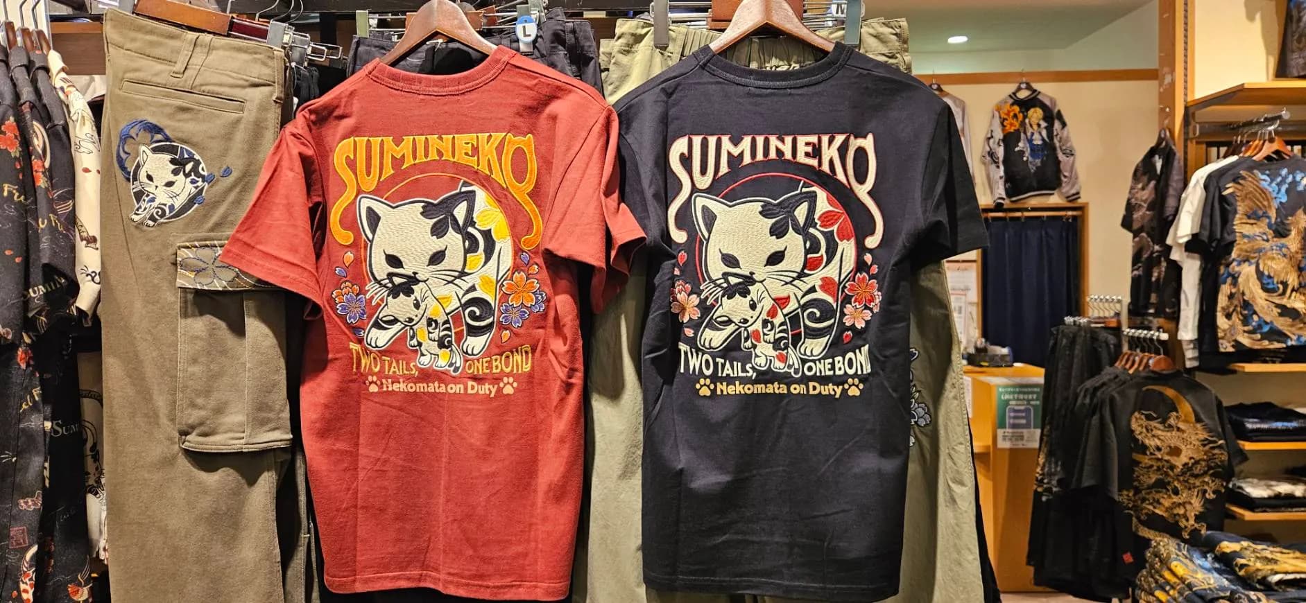 【SUMINEKO】ちび猫Tシャツ