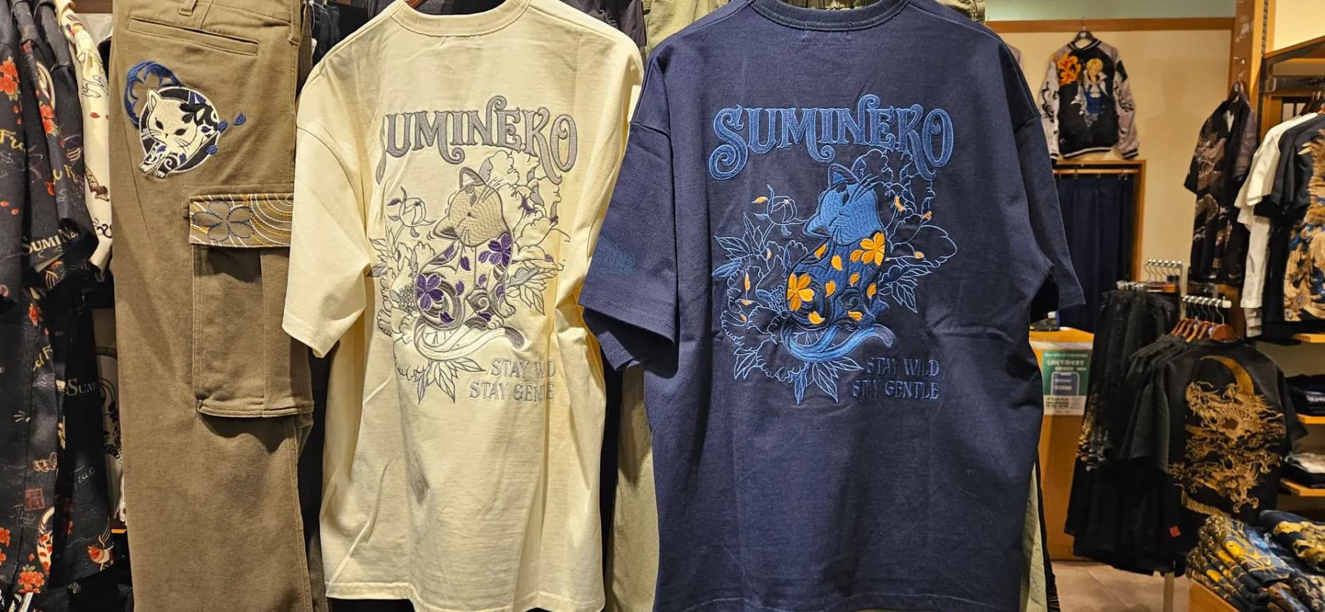 【SUMINEKO】カリカリ墨猫Tシャツ