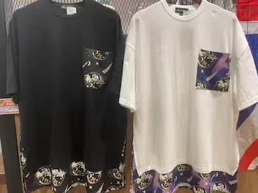 YIN YANG CAT シャツ！！切替チュニック