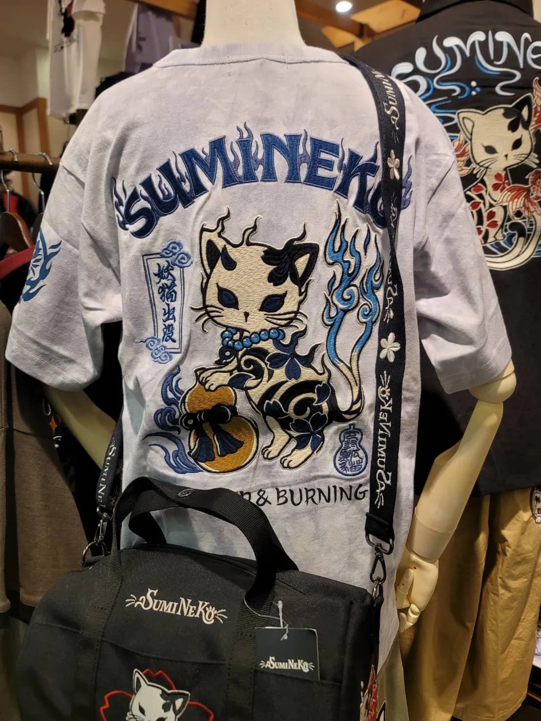 【SUMINEKO】オニネコ半袖Tシャツ