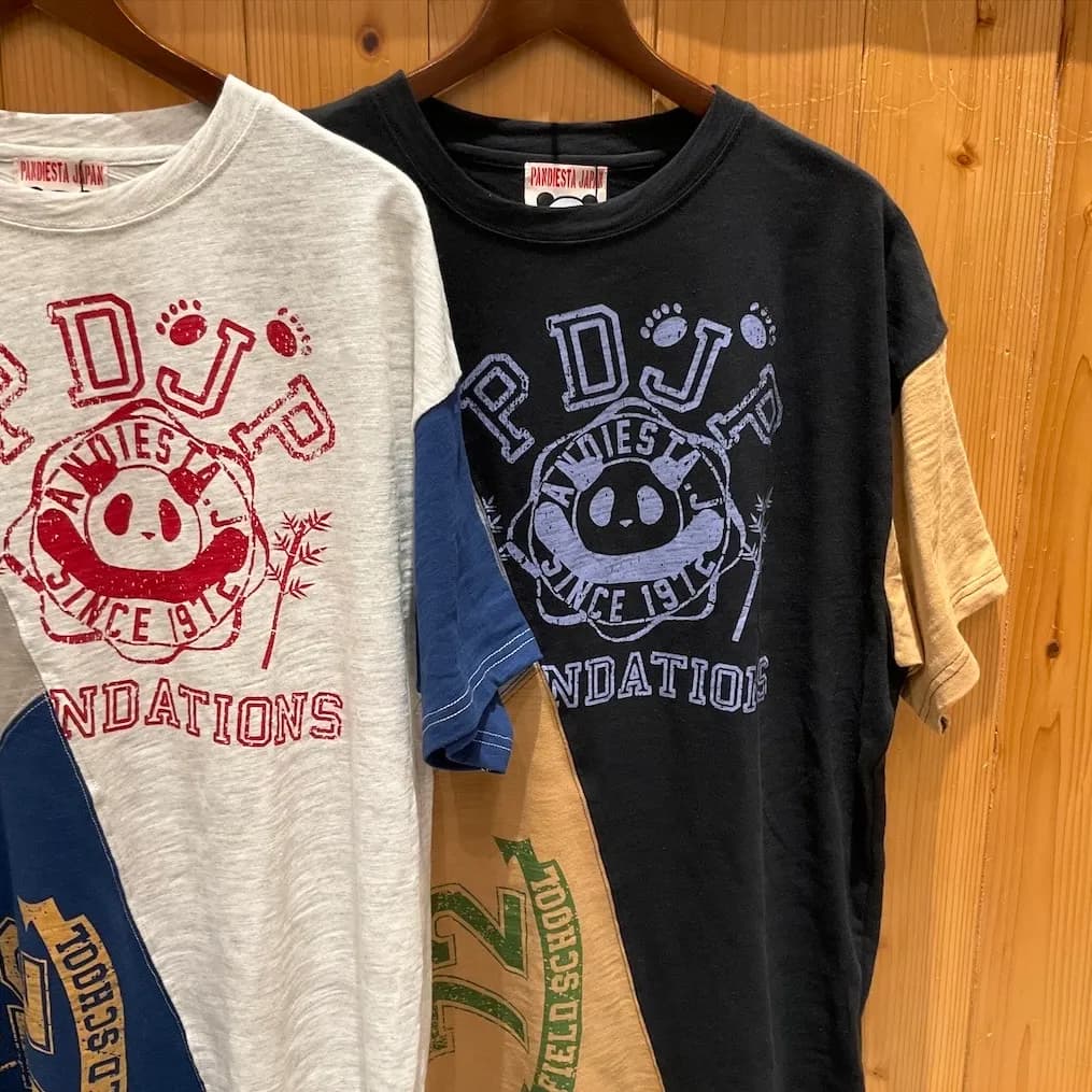 【PANDIESTA JAPAN】リメイク風BIGシルエットTシャツ