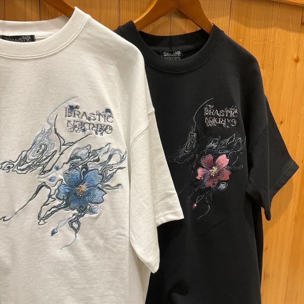 【DRASTIC GARDEN】“煙ノ桜”BIGシルエットTシャツ