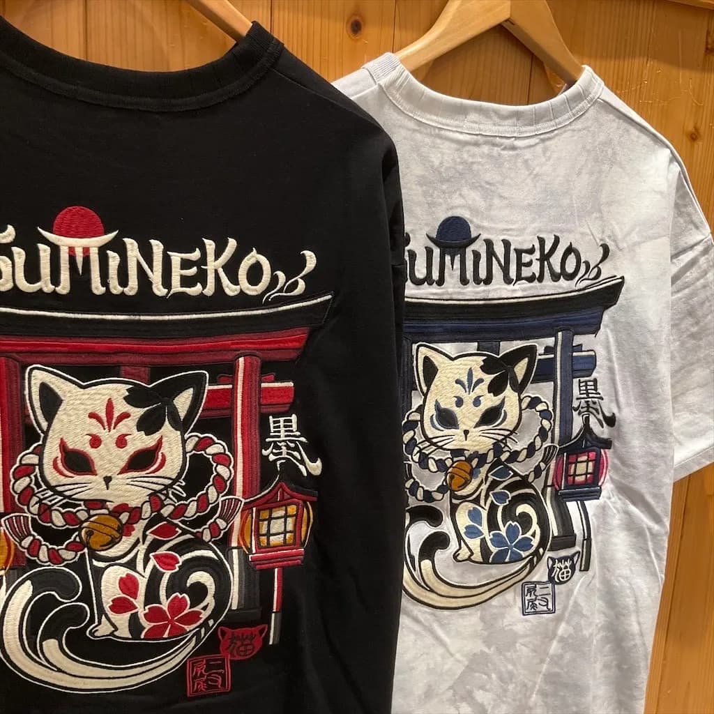 【SUMINEKO】“お猫様“BIGシルエットTシャツ
