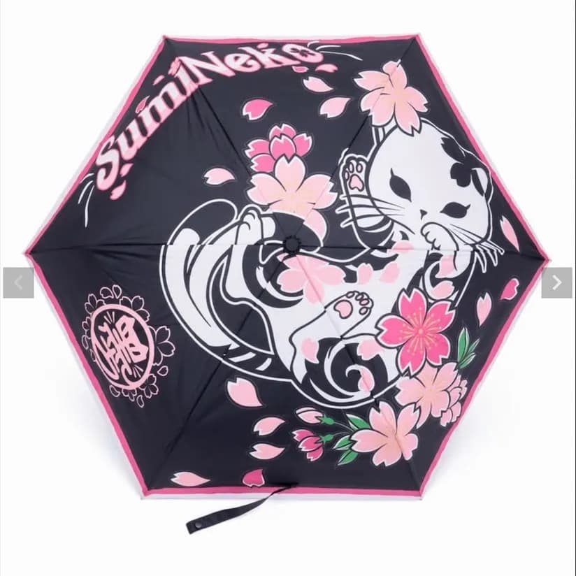 【SUMINEKO】晴雨兼用折り畳み傘