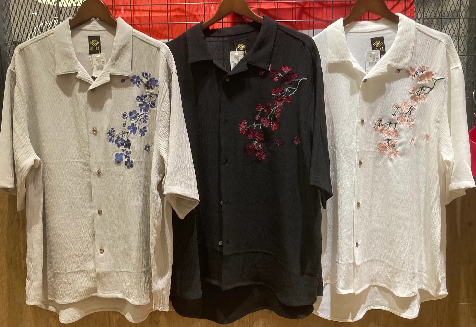 雅結🌸桜刺繍シャツ&カーデ❗️