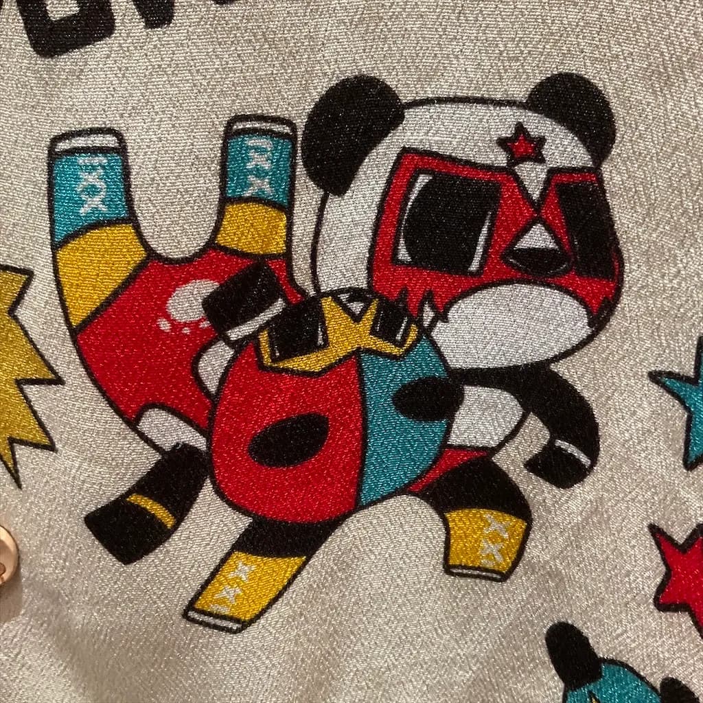 【PANDIESTA JAPAN】“パンダレスラー“アロハシャツ