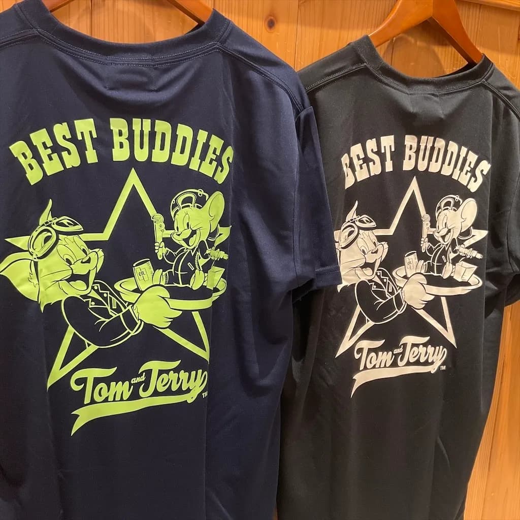 【TOM and JERRY】 “スター”ドライTシャツ