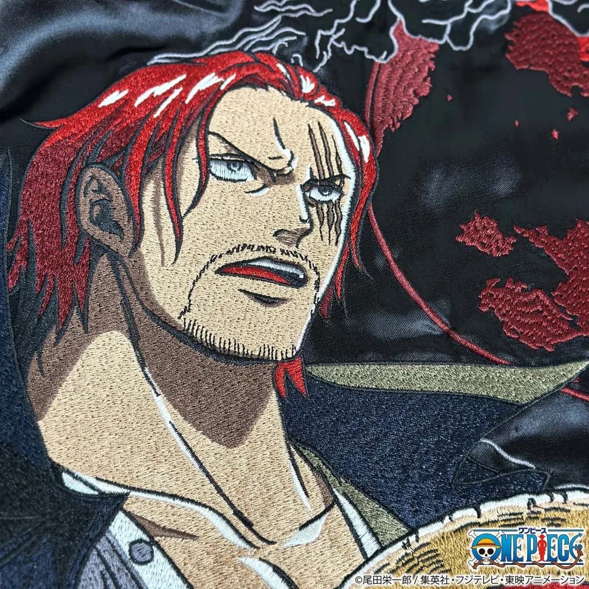 【ONE PIECE×絡繰魂】 赤髪のリバーシブルスカジャン(シャンクス)