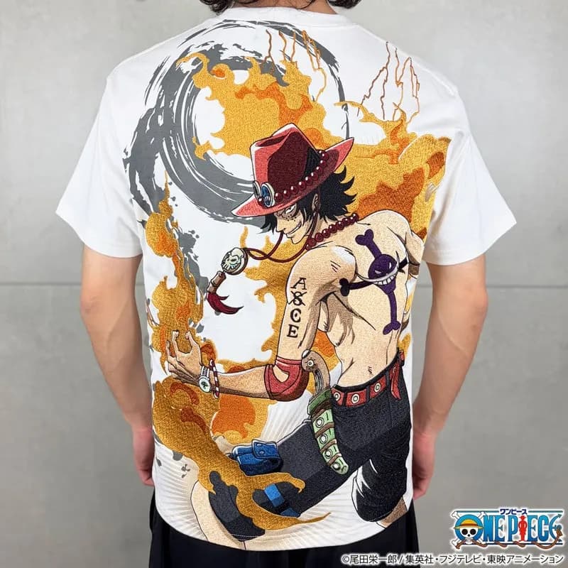 【絡繰魂・粋】火拳のエースTシャツ