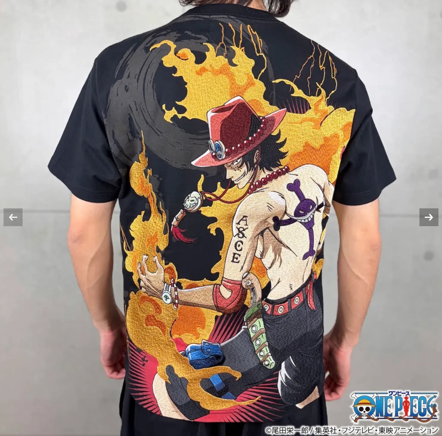 【ONE PIECE×絡繰魂】火拳のエースTee(ポートガス・D・エース)