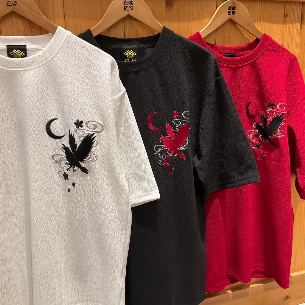 【雅結】“八咫烏“BIGシルエットTシャツ