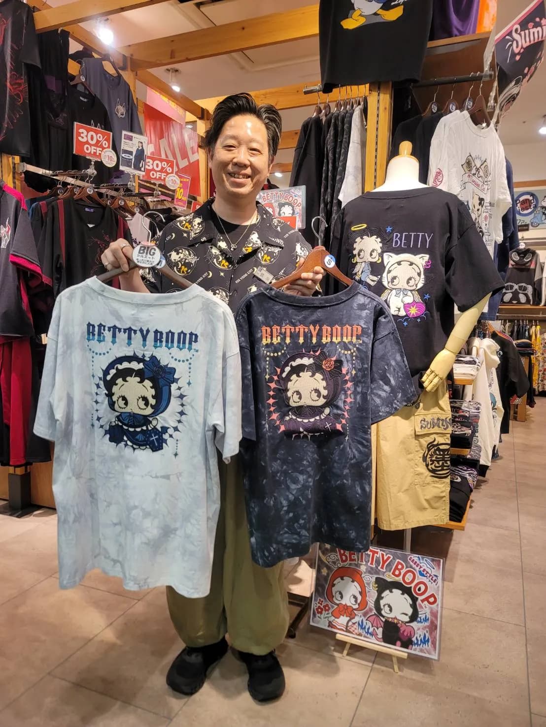 【BETTYBOOP】ビッグシルエットTシャツ