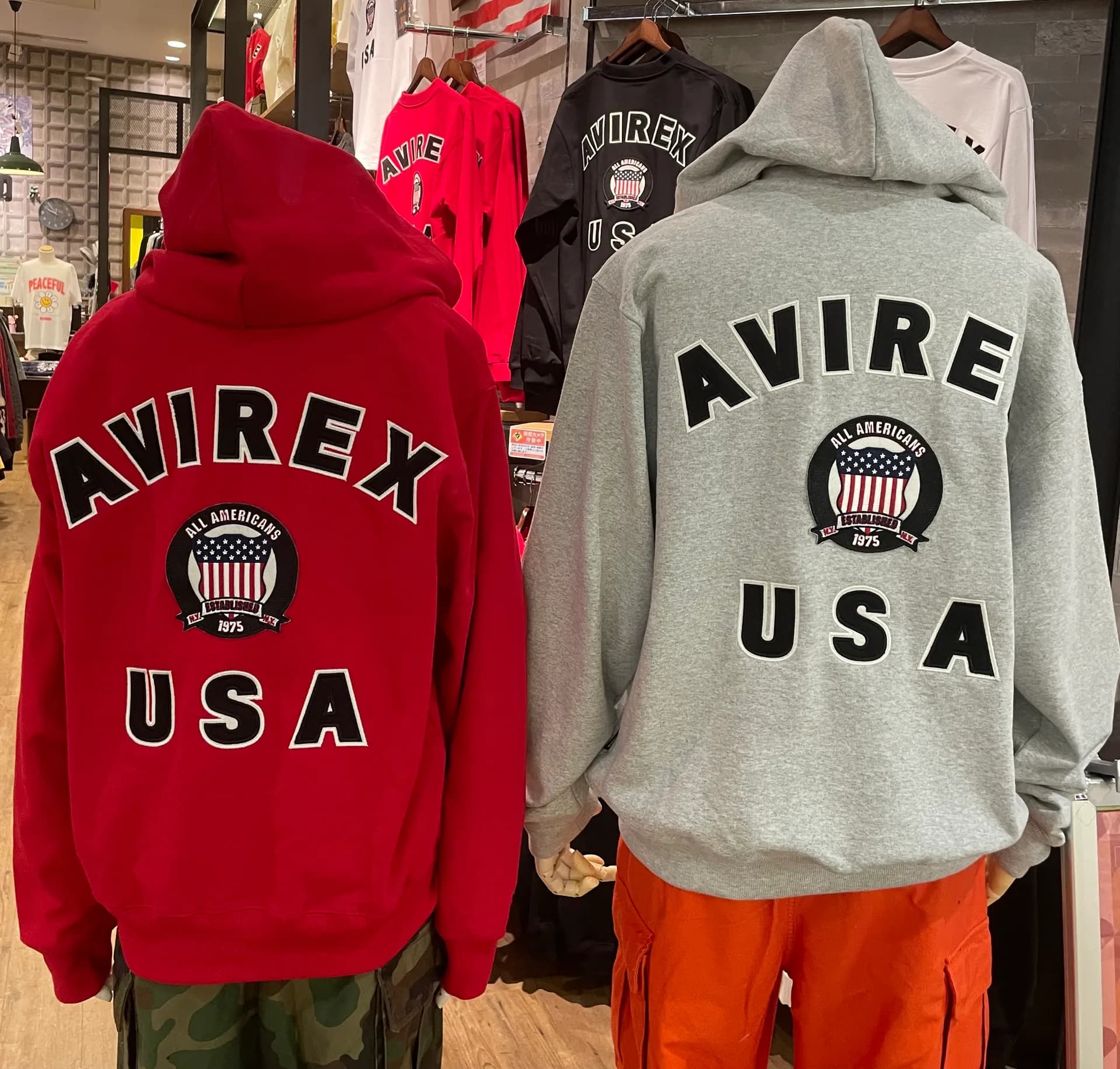 AVIREX!!新作‼️フードパーカー‼️