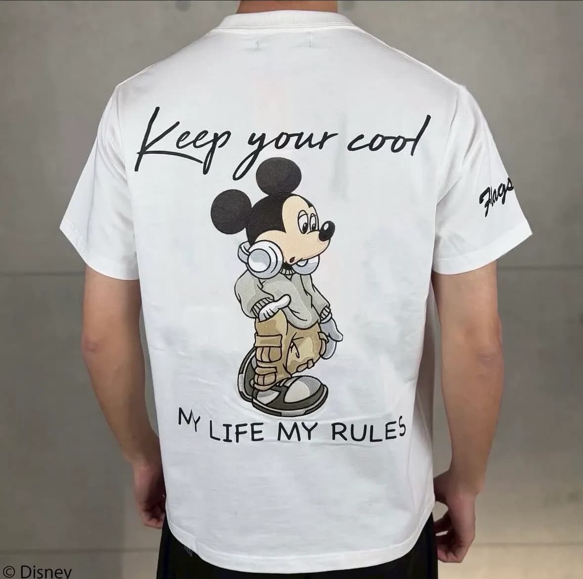 Flagstaff × Disney コレクション MICKEY MOUSE TEE