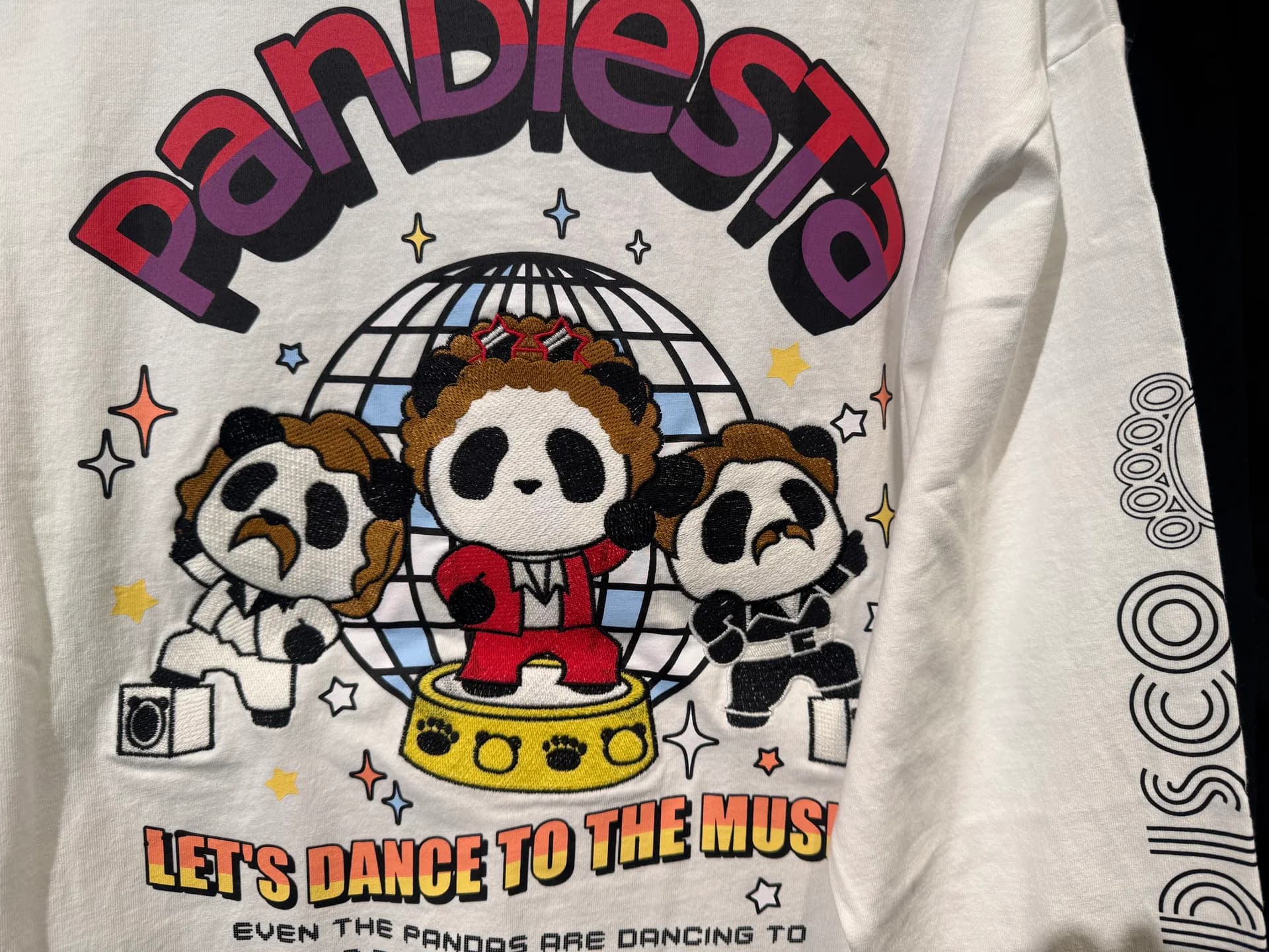 【パンディエスタ】ディスコソウルパンダ ロンT
