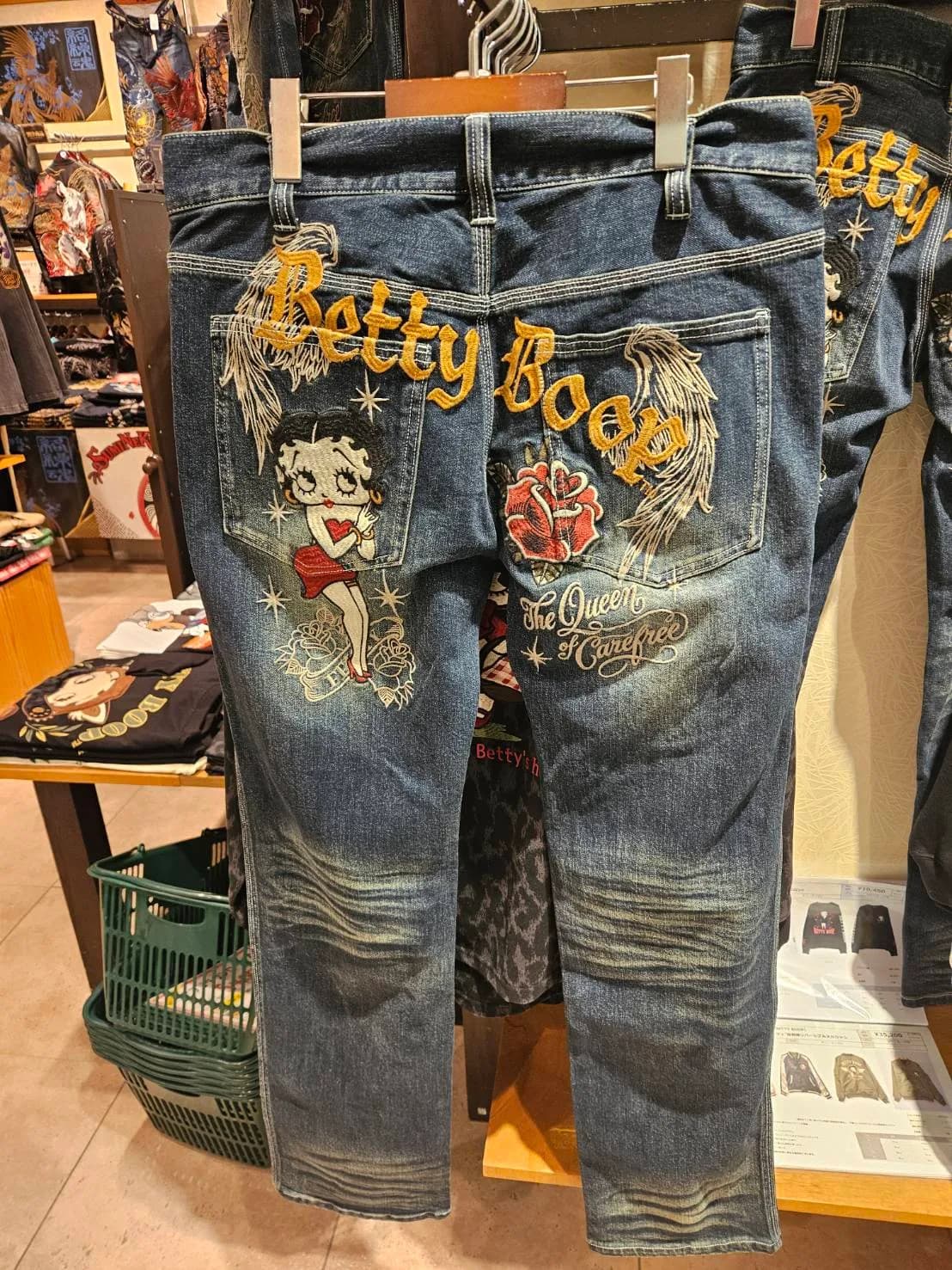 【BETTY BOOP】刺繍デニム