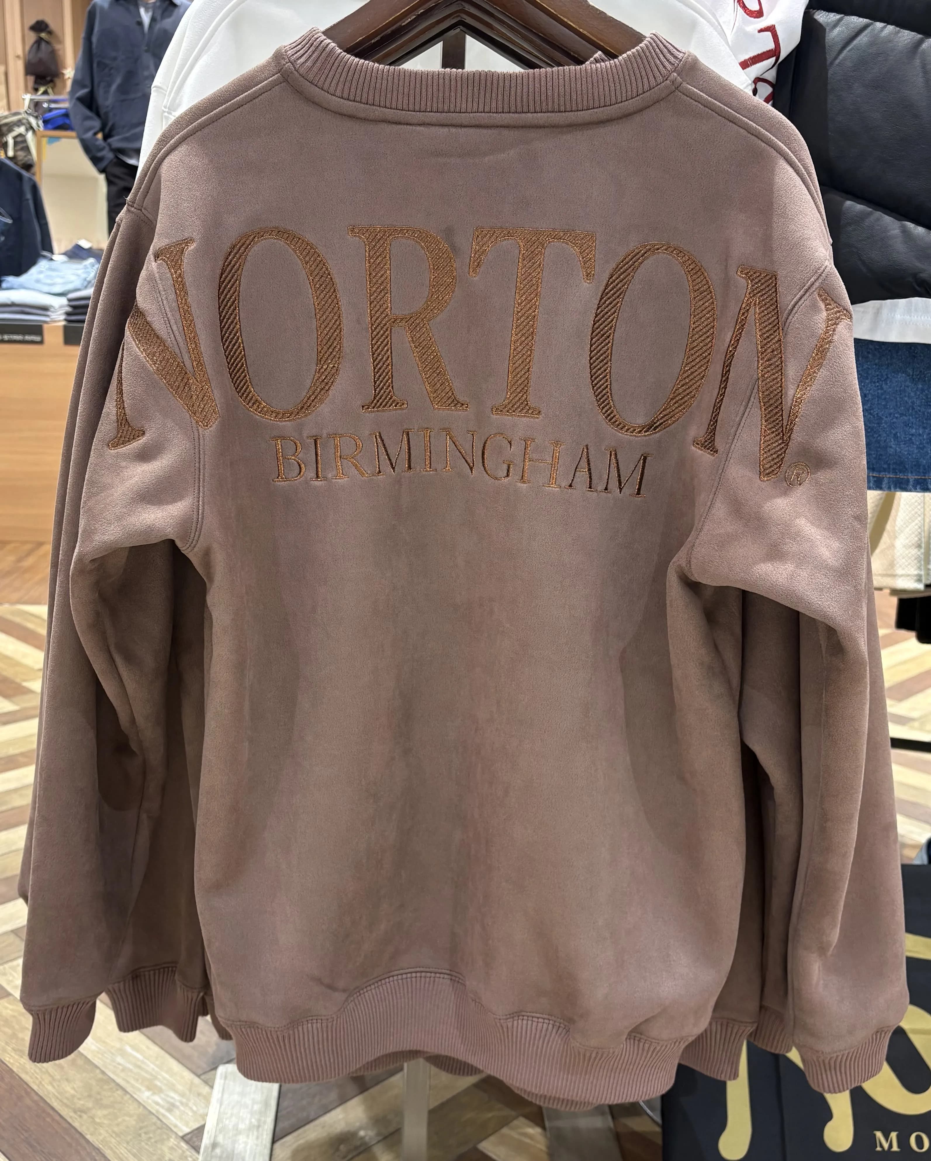 Nortonポリスウェードスウェット入荷