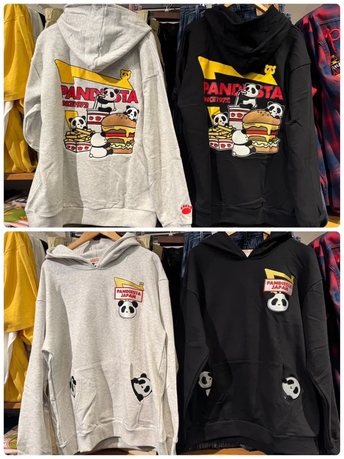 【パンディエスタ】バーガーコンボ プルパーカー