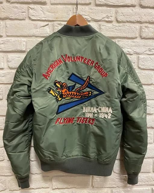 AVIREX WASHED MA-1 FLYING TIGERS