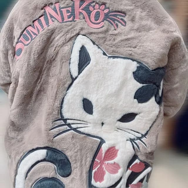 【SUMINEKO】BIG SUMINEKOファーパーカー
