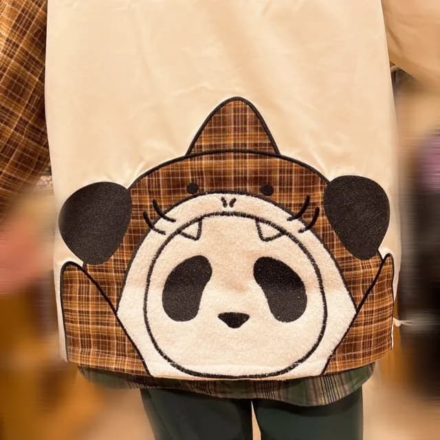 【PANDIESTA JAPAN】BIGサメパンダチェックジャケット