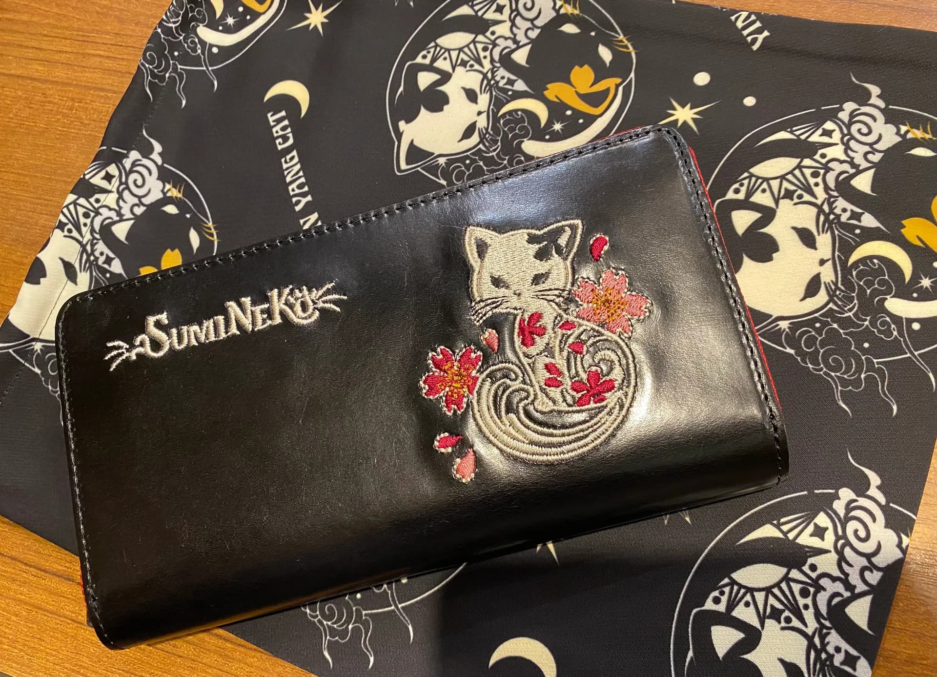 墨猫〜レザーウォレット